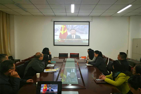 公司扎实开展十九大会议精神学习宣传活动